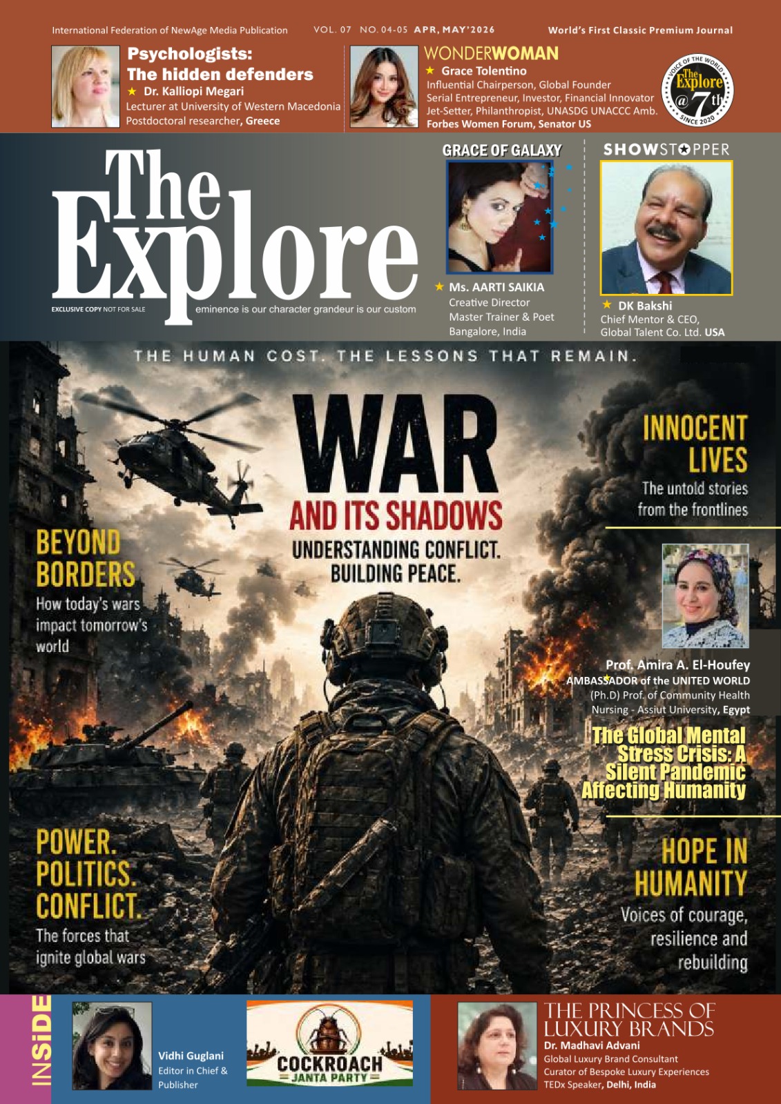 The Explore magazine April-May 2026 cover